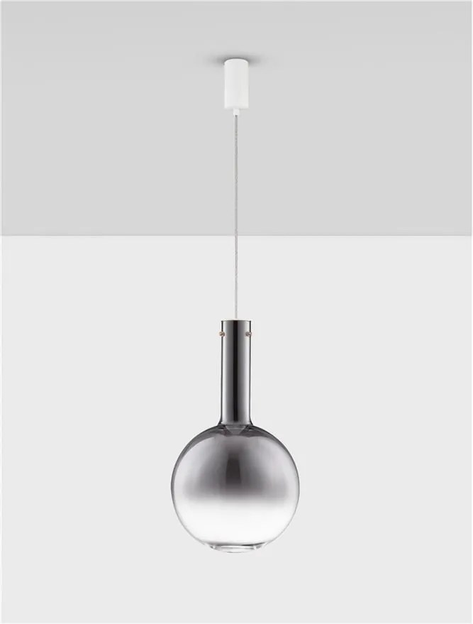 Pendul LED design decorativ NOSTOS Smokey Gray, NVL-9009222
