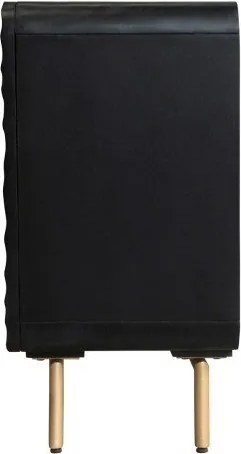 Comoda din lemn de mango Lagoon 160cm, negru