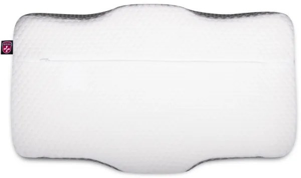 Pernă anatomică CONNECT IT CFH-6031-WH Lyra alb/gri