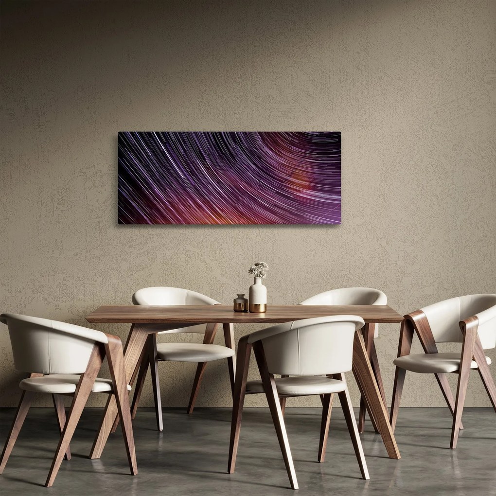 Tablou cu stele șterse pe cer (120x50 cm)
