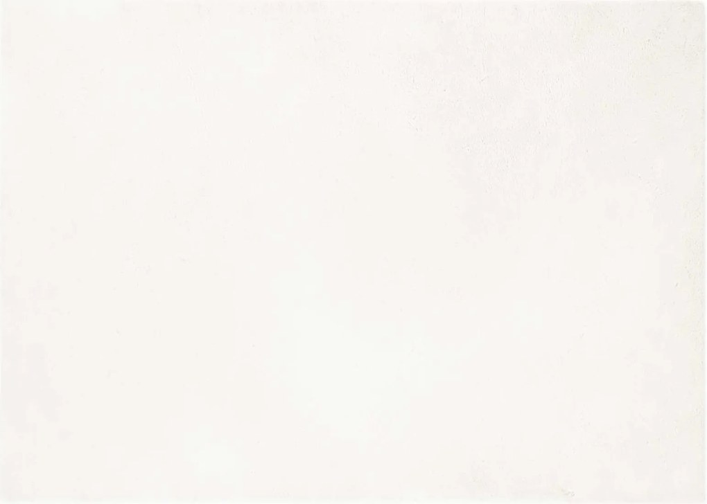 vidaXL Covor din de iepure sintetic antiderapant Olite Crem Poliester