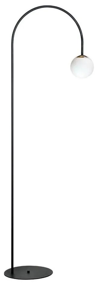 Zuma Line 1224 - Lampă de podea BOW 1xE14/10W/230V, neagră