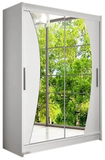 Expedo Dulap dormitor cu uși glisante STAWEN X cu oglindă