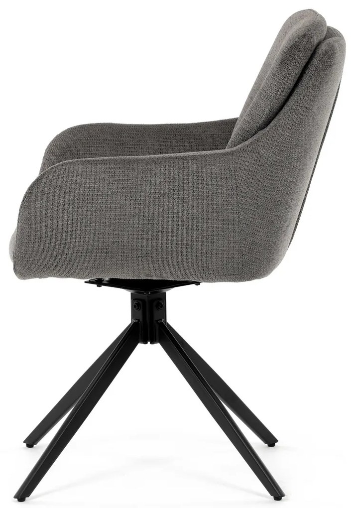 Set de scaune de sufragerie cu mecanism deîntoarcere DCH-P3174 GREY2, 2 buc.