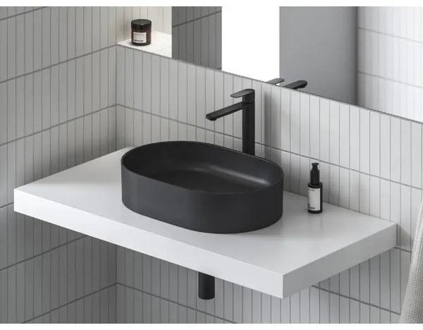 Ravak X070459 - Baterie pentru lavoar CHROME 30,3 cm, neagră