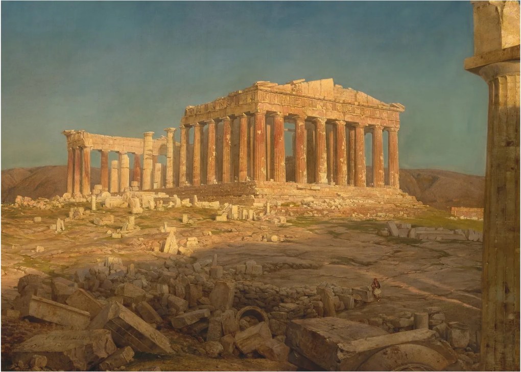 Tablou - Frederic Edwin Church, The Parthenon, reproducere (70x50 cm)