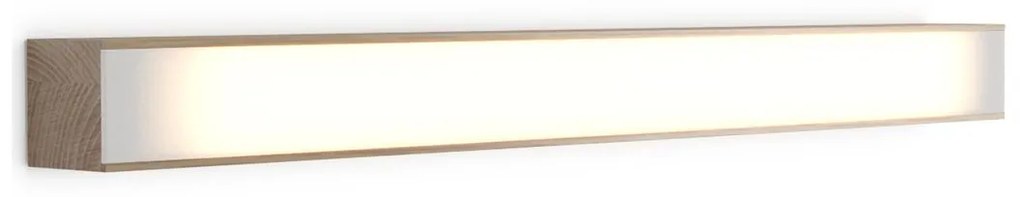 Aplică de perete LED60, lumină directă, mai multe variante - TUNTO Model: 700 mm stejar natural, ceară-ulei, driver extern, cu reglare