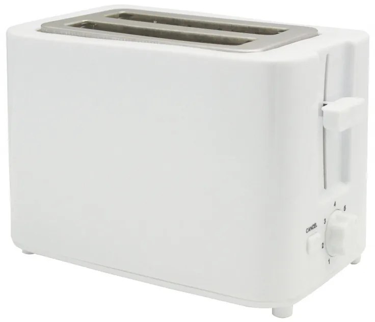 Prajitor pentru paine Elite CT-818R, 700W, 2 felii, Tava firimituri detasabila, 4 moduri, Alb