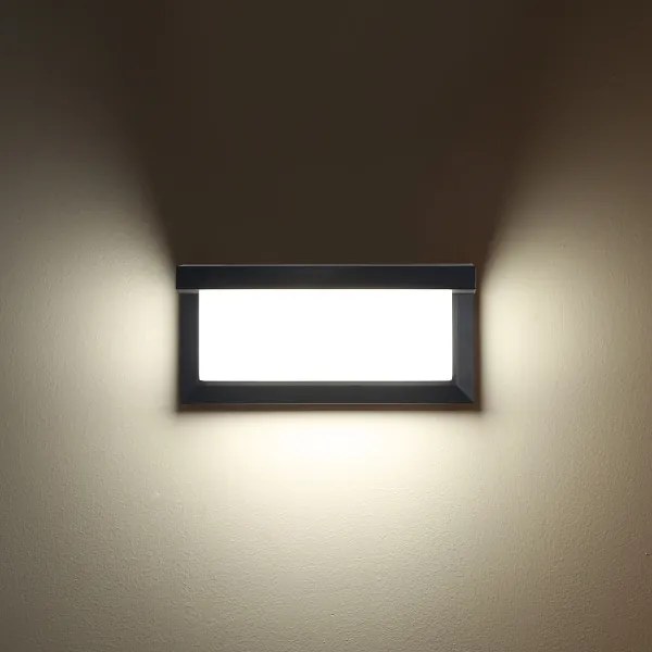 BRILAGI BRICKY Aplica de perete pentru exterior LED RGBW 1xE27/12W/230V antracit IP54