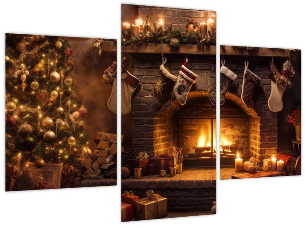 Tablou - Atmosfera de Crăciun (90x60 cm)
