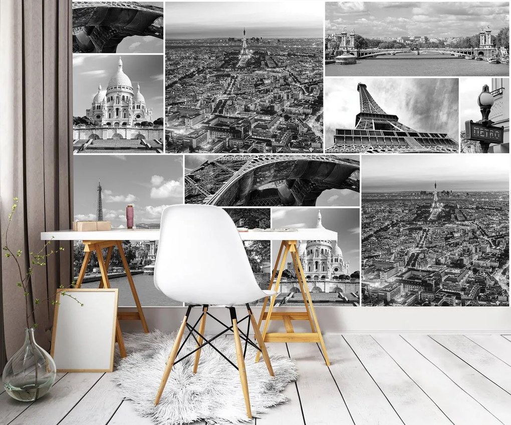 Fototapet - Monumentele Parisului (152,5x104 cm)