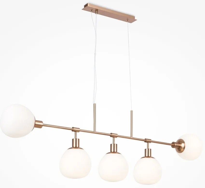 Lustra design deosebit cu 5 surse de lumina Erich MYMOD221-PL-05-G