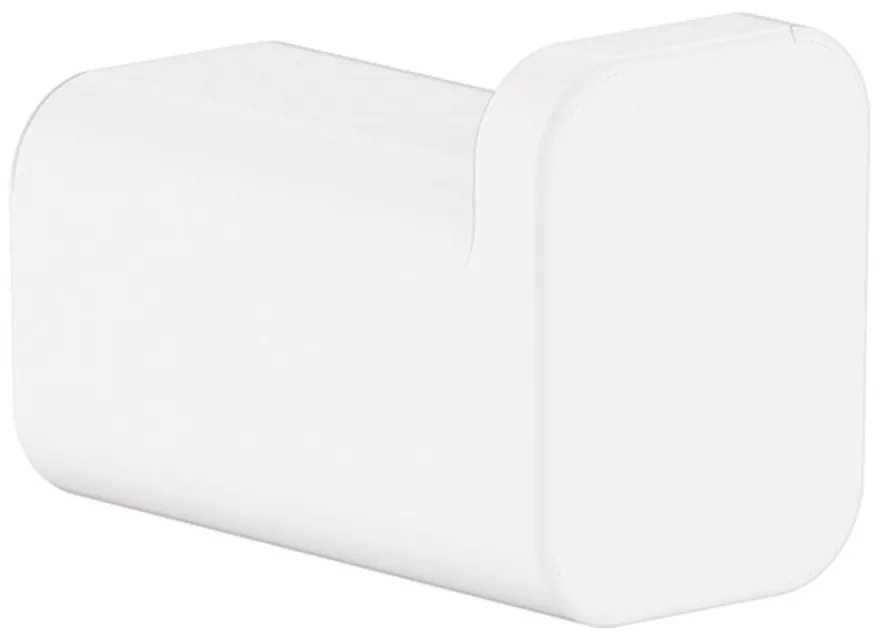 Cuier simplu Hansgrohe AddStoris alb mat