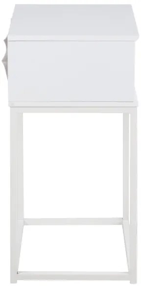 Noptieră CARLY alb