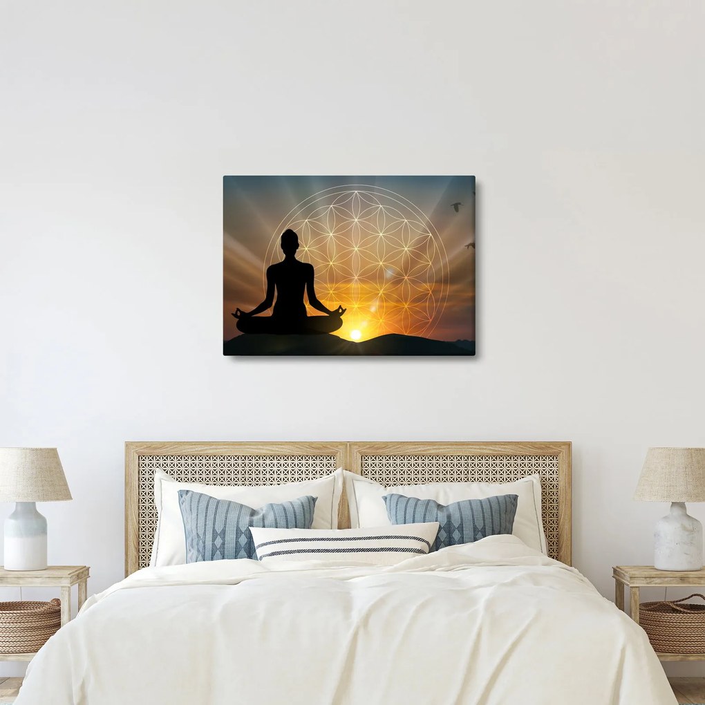 Tablou cu meditație (70x50 cm)