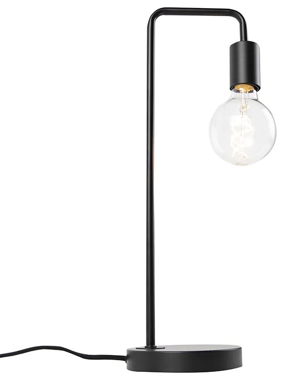 Lampă de masă modernă neagră - Facil
