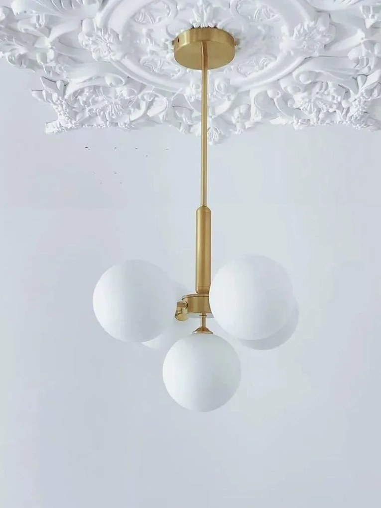 Lustra Lissa, 5 globuri, gold