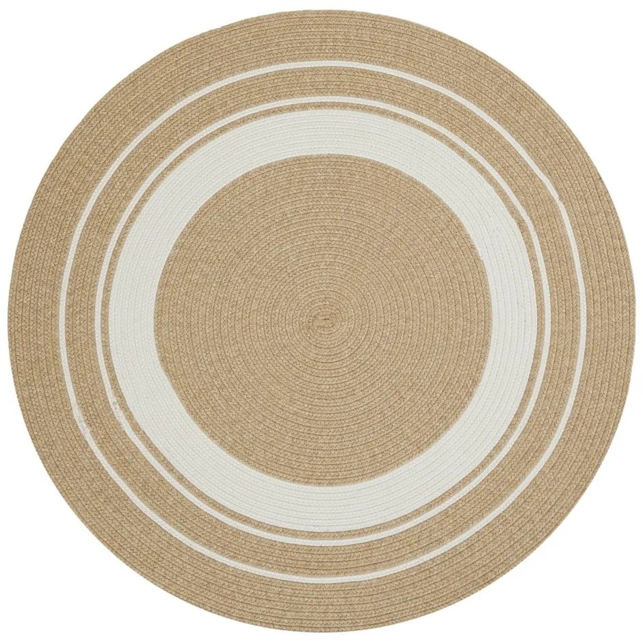 Covor rotund de exterior în culoare naturală ø 150 cm - NORTHRUGS