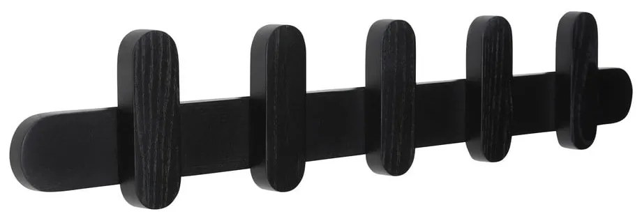 Cuier de perete negru din lemn de frasin Merry - Hübsch