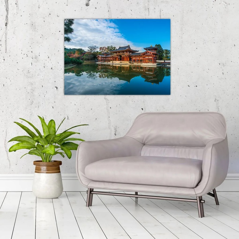 Tablou - Templul Byodo-in, Japonia (70x50 cm)