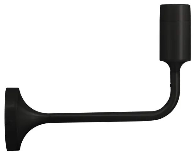 Aplică de perete neagră fără abajur din metal Santé – UMAGE