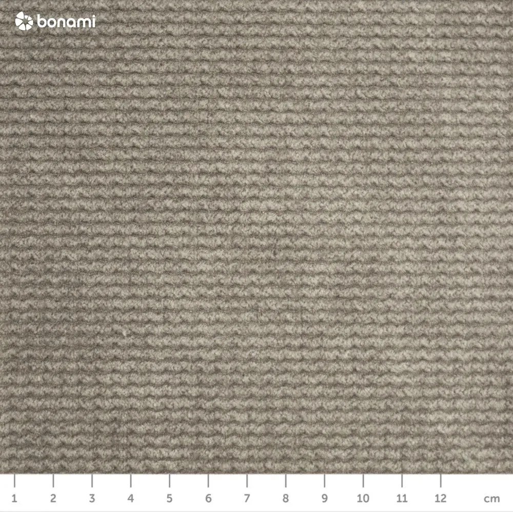 Canapea gri extensibilă/cu spațiu de depozitare cu tapițerie din catifea reiată 215 cm Bjork – Bonami Selection