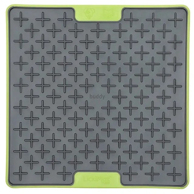 Covoraș de lins pentru animale de companie Buddy Tuff Green – LickiMat