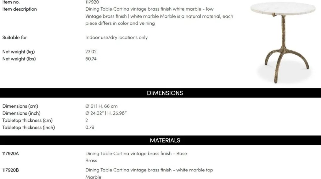 Masuta laterala design deosebit LUX Cortina low