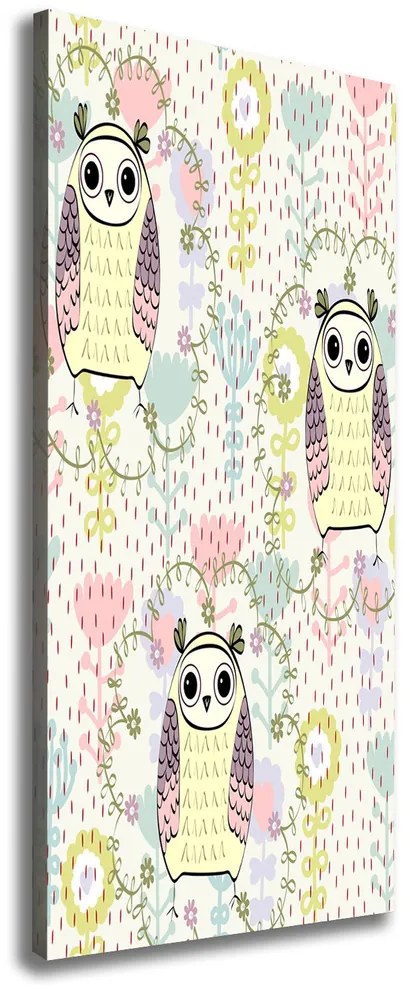 Tablouri tipărite pe pânză Owls