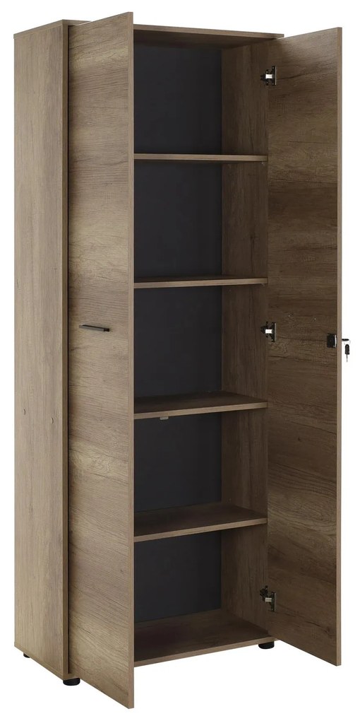 Dulap cu rafturi Nimue (nuc deschis) . 1109396