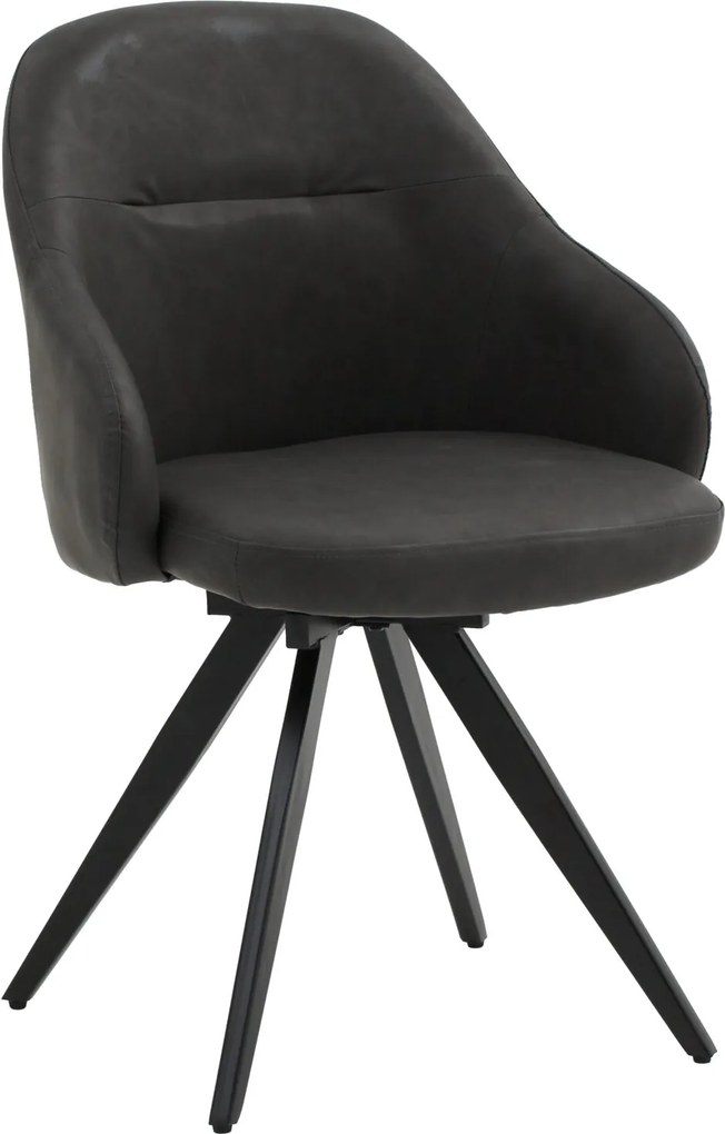 SCAUN TIP FOTOLIU ROTATIV SIMPLY -IMITATIE - GRI