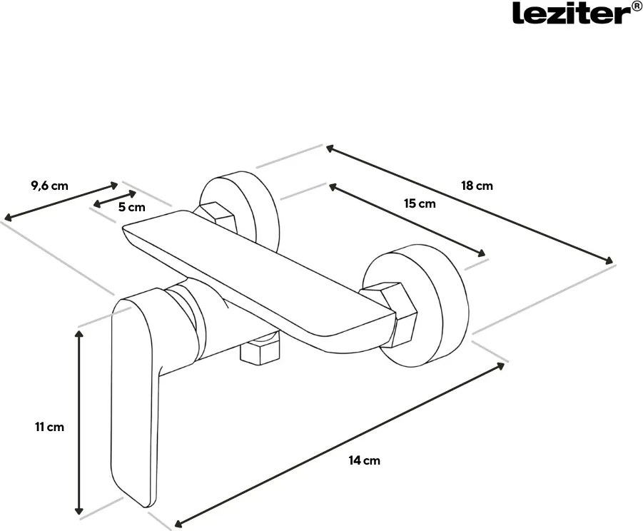 Auri robinet de duș crom