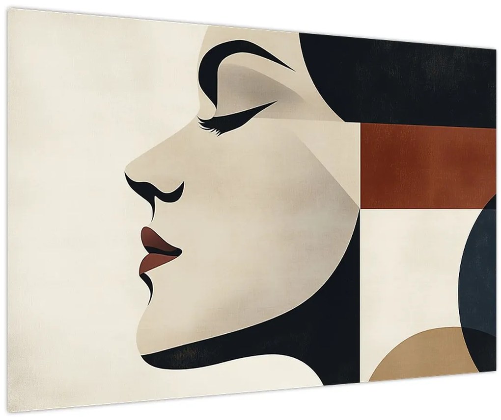 Tablou - Femeie din profil (90x60 cm)
