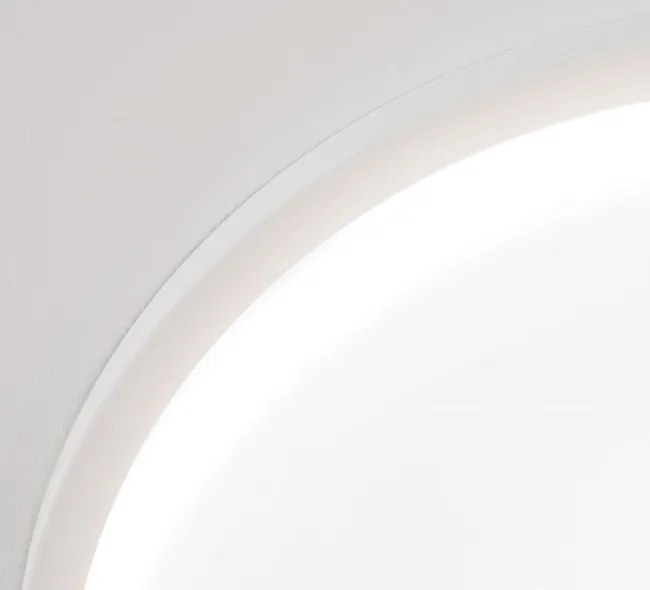 Plafoniera LED moderna LEROX 40cm alba