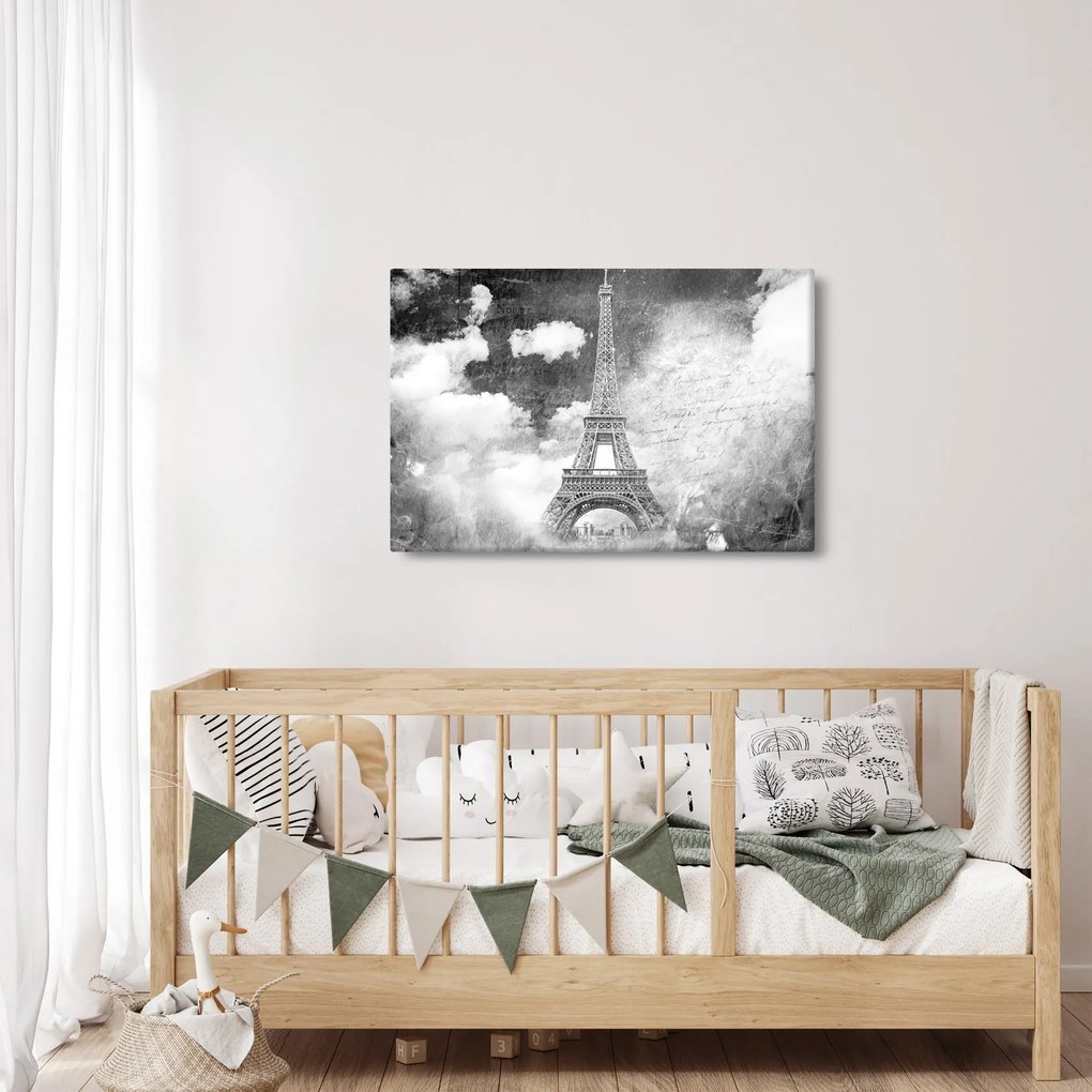 Tablou - Carte poștală de epocă a orașului N⁰3 (90x60 cm)