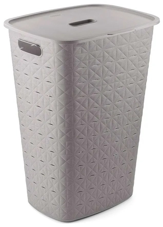 Curver Coș pentru rufe murdare Softex 56 l, gri