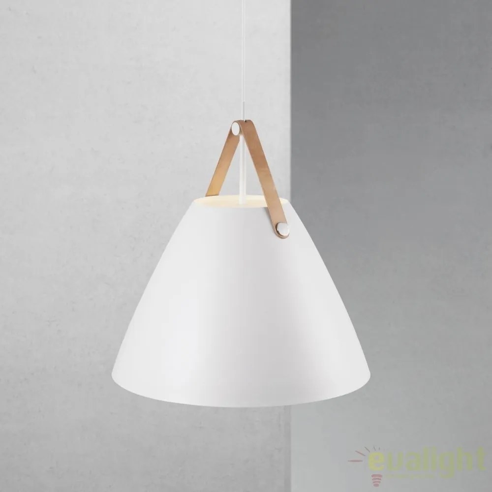 Lustra / Pendul design nordic Strap 48 alb 84353001 DFTP