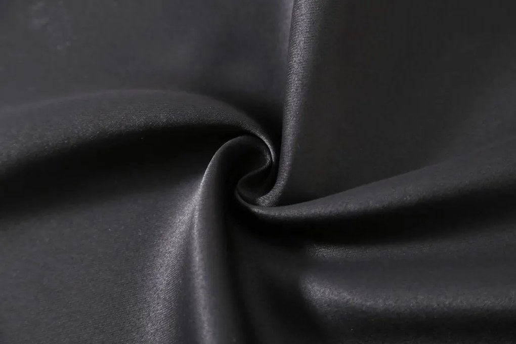 Draperie OXFORD LIGHT 140x250 cm, negru Agatat: Rejansa