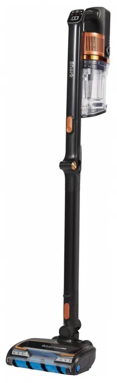 Aspirator vertical Ninja IZ300EUT, 309W, 0.7 l, 3 viteze, Autonomie pana la 60 min, HEPA, LED Smart display, Perie cu lumina, Negru / Rosu