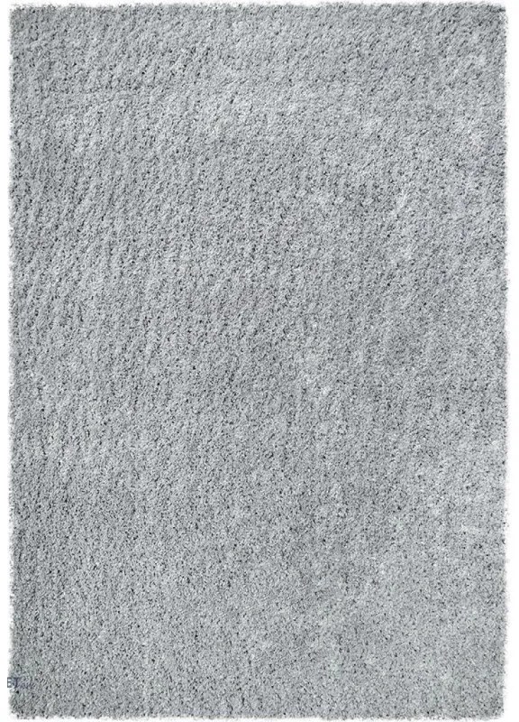 Covor gri uni pufos cu fir lung 12500 Selectează mărime: 080 X 150