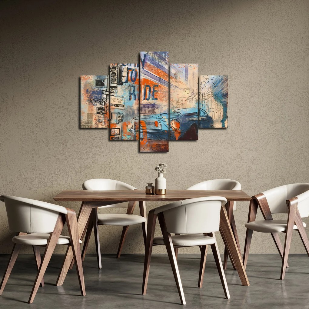 Tablou - Născut să călătorească (150x105 cm)