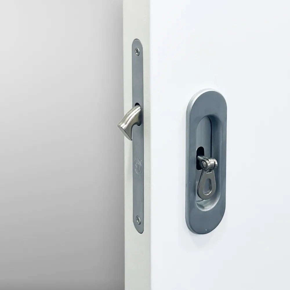 Usa glisanta cu model HDF incastrata in perete - Colectia PROGRESS 1.1 900x2000, 915 x 2020, Folie Decor, 2000 x 2100, Set maner + broasca cu cioc,