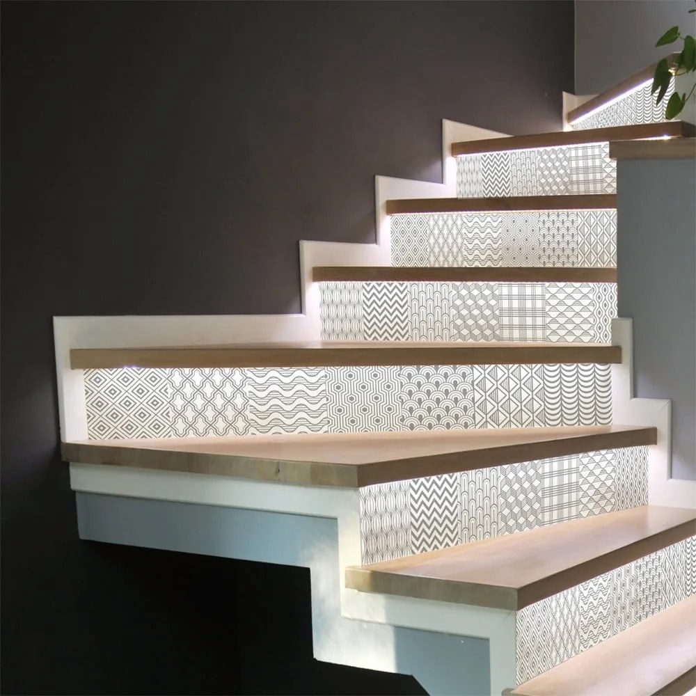 Autocolante pentru scări 2 buc. 105x15 cm Thorvald – Ambiance