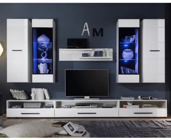 Living Attenzione, Alb, 300 x 190 x 45 Cm