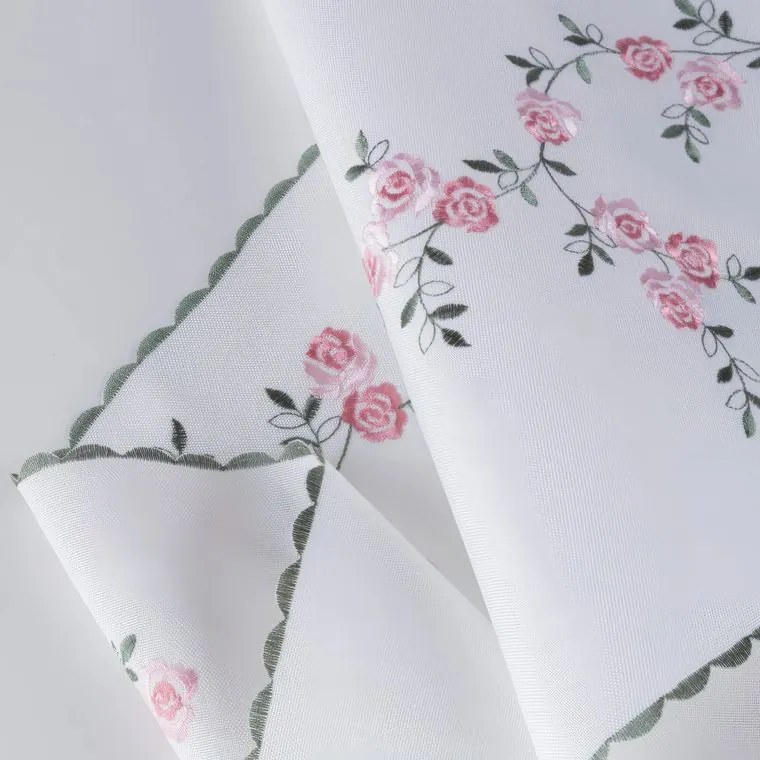 decoDoma Traversă de masă cu imprimeu MINI TRANDAFIRI 40 x 110 cm
