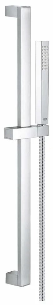 Set para de dus, 1 jet, bara de 60 cm si furtun, crom