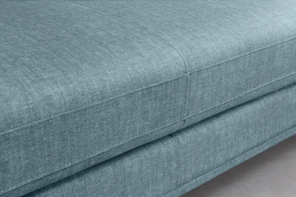 Coltar cu sezlong dreapta, Catifea albastru petrol, SIGNUM 315cm