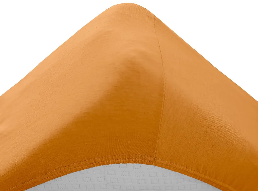 Cearsaf Jersey pentru patut copii cu elastic Caisa 60x120 cm