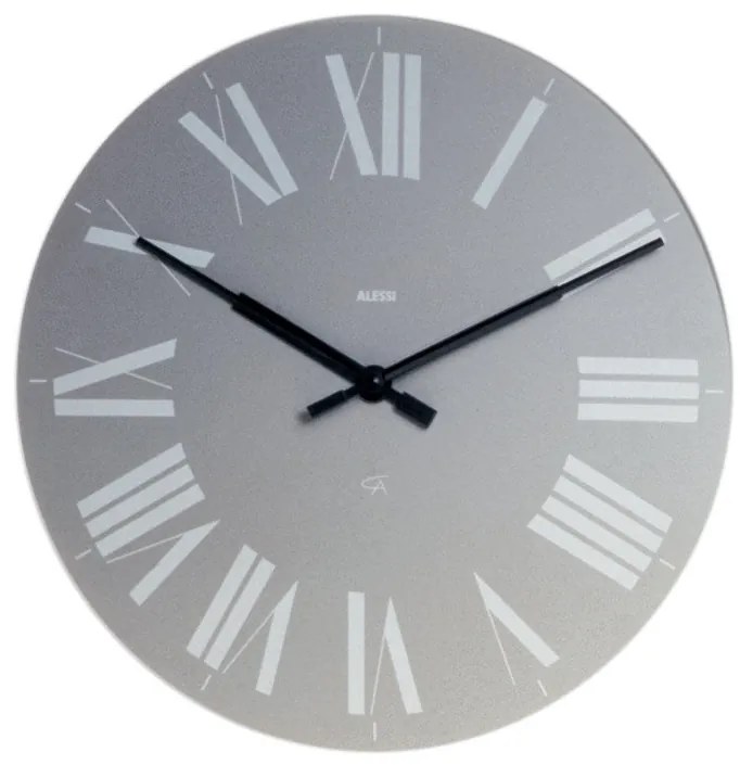 Ceas de perete Firenze, gri, diam. 36 cm - Alessi