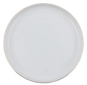 Set de masă, 24 piese, porțelan alb cu accente aurii